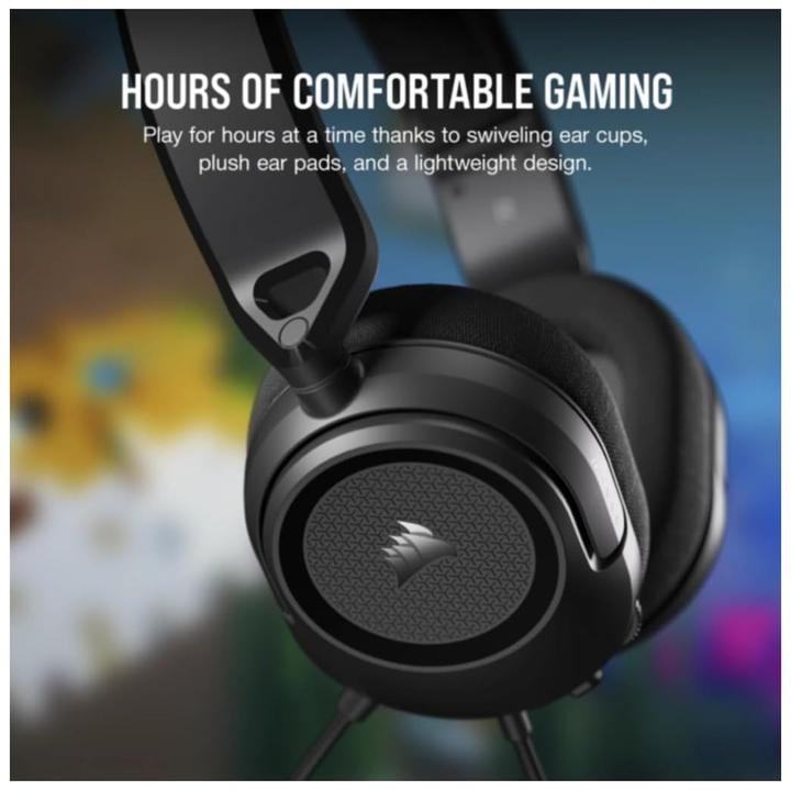 Produktbild Corsair HS35 SURROUND v2 Headset Wired Head-band Gaming Black (Kabelgebunden)