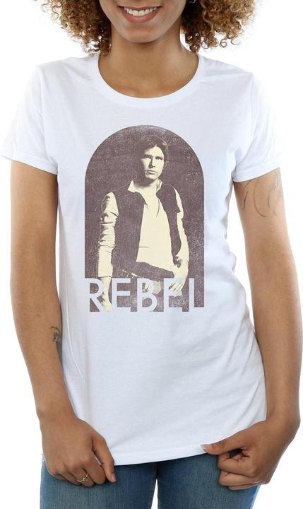 Immagine prodotto Star Wars Han Solo Rebel Maglietta Donna (S)