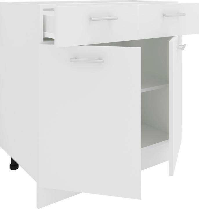 Produktbild VCM Küchenschrank Breite 80 cm Schublade Unterschrank Küche Küchenmöbel Esilo (80 x 46 x 82 cm)