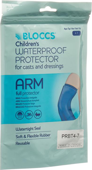Bloccs Bad und Dusche Wasserschutz für den Arm Kind (Toilette)