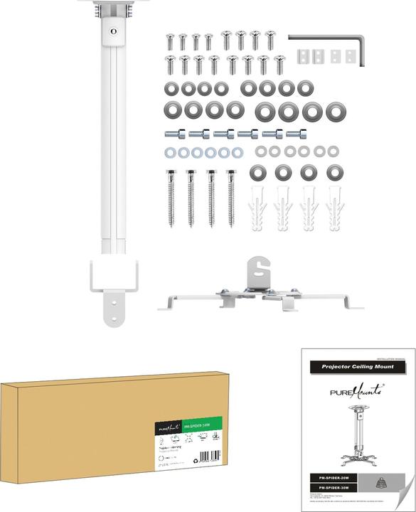 Actual product image PureMounts PM-Spider-30W (Ceiling)