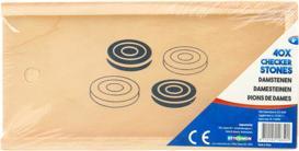Actual product image APS Checkers 40 Pieces In Wooden Box