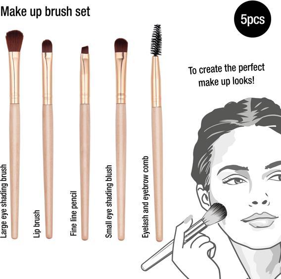 Make up brush set 5pc (Set)