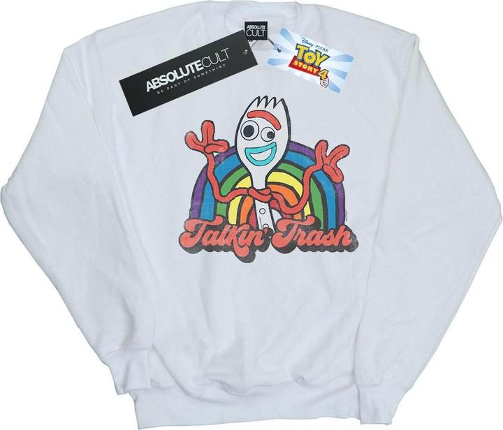 Actual product image Disney Girls Toy Story 4 Forky Talkin' Trash Sweatshirt (140, 146)