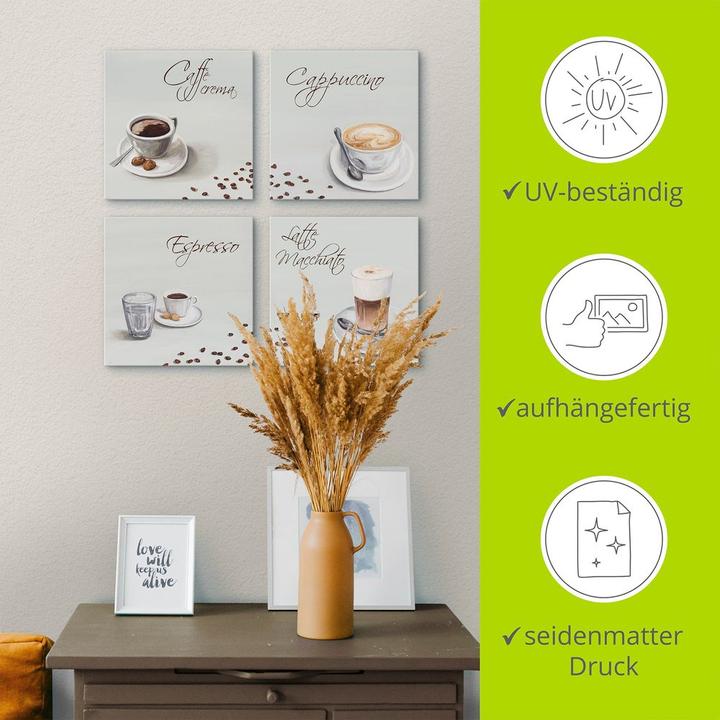 Actual product image Artland Cappuccino Espresso Latte Macchiato A6PT (40x40 cm)