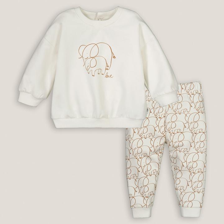Image du produit La Redoute Collections Ensemble sweat-shirt et jogging (68)