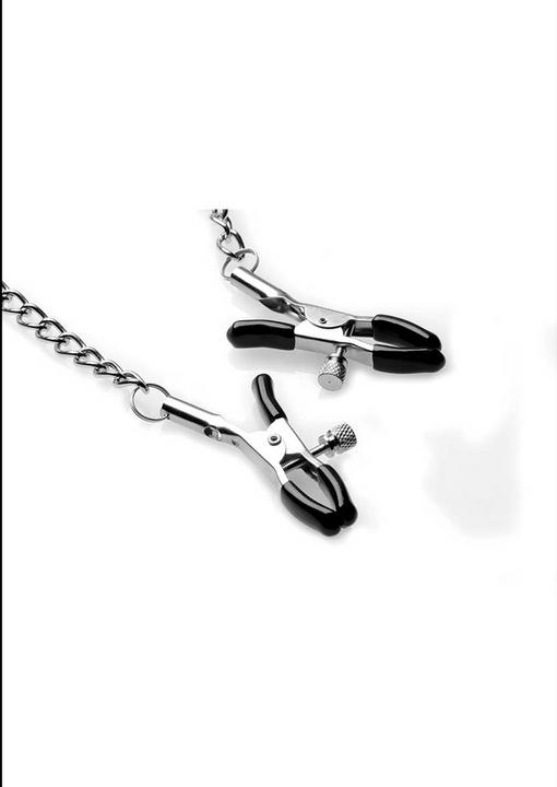 Immagine prodotto XR Brands Bavaglio a sfera in silicone con morsetti per capezzoli