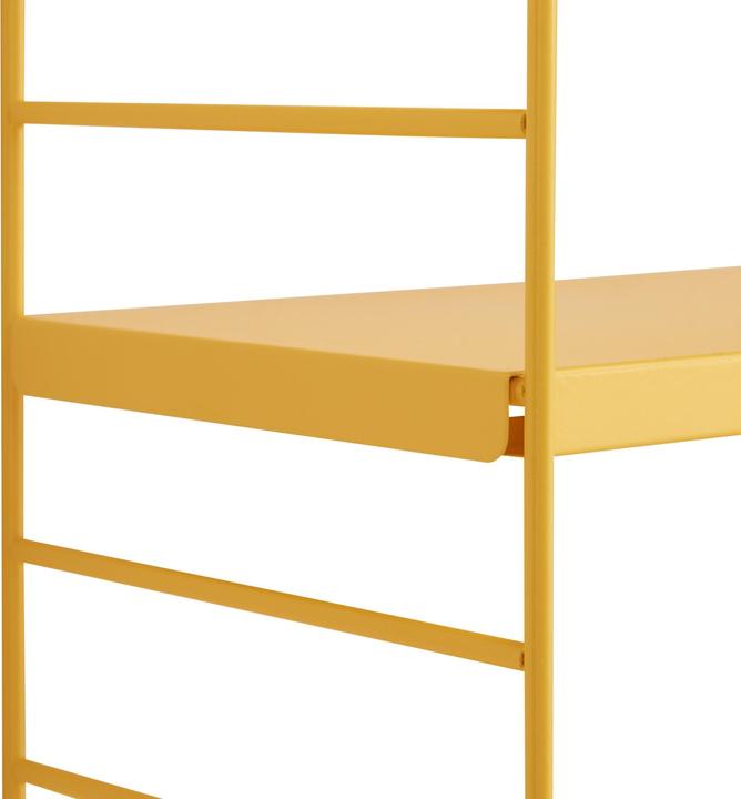 Actual product image En.Casa Modular wall shelf Strängnäs Yellow, matt