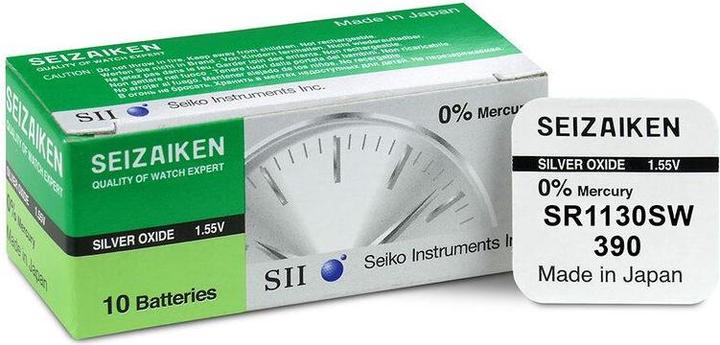 Produktbild Seiko 390 / SR1130SW - 10 Knopfzellen (10 Stk., 80 mAh)