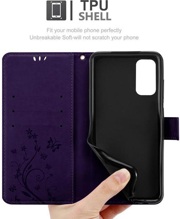 Actual product image Cadorabo Flower Book Cover (Samsung Galaxy S20)