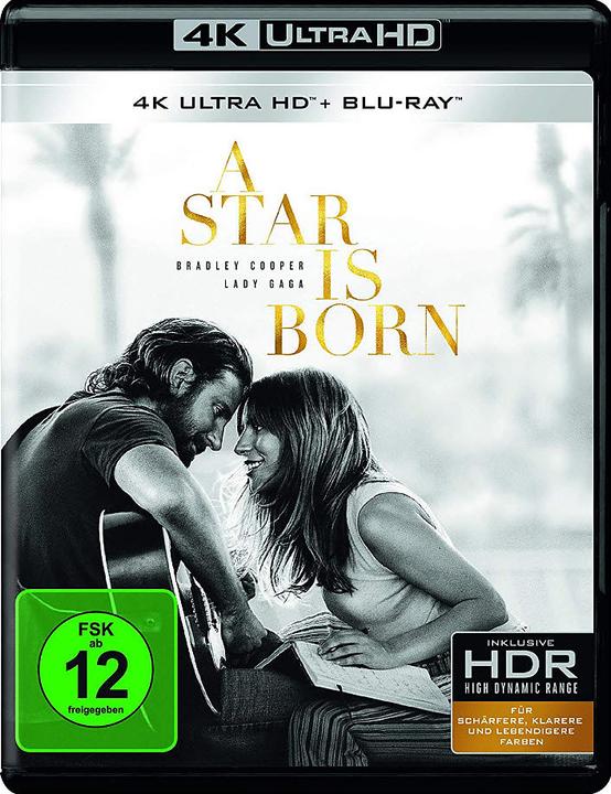 È nata una stella (4k Blu-ray, 2018, Spagnolo, Tedesco, Inglese, Svedese, Ceco, Polacco, Italiano)