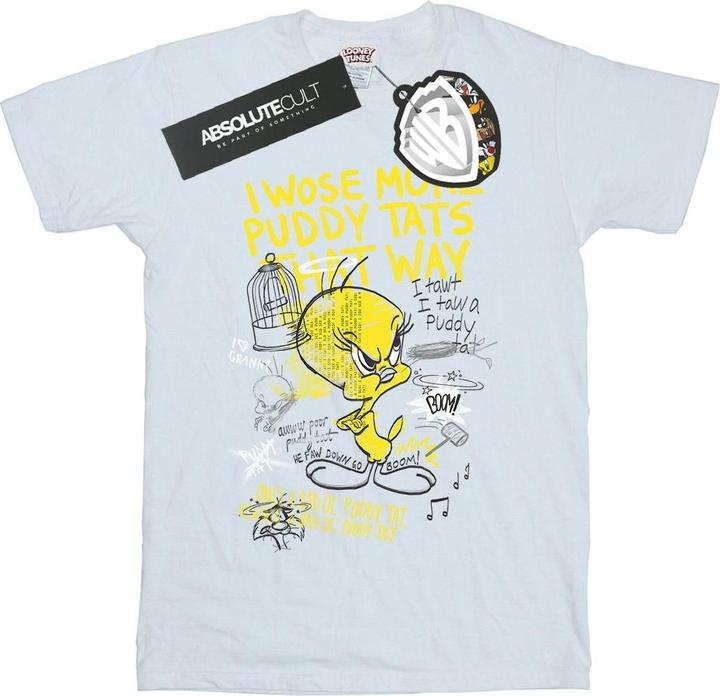 Immagine prodotto Looney Tunes More Puddy Tats Maglietta Titti Uomo (XL)