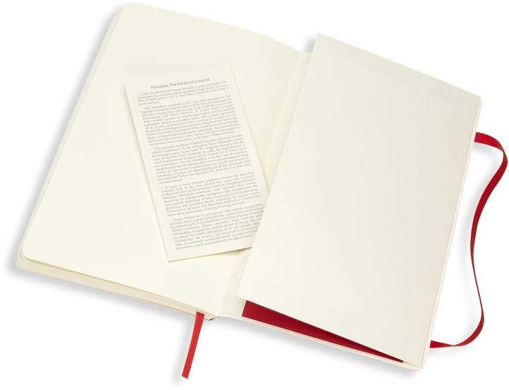 Actual product image Moleskine Notebook Large (A5, Special ruling, Soft cover)