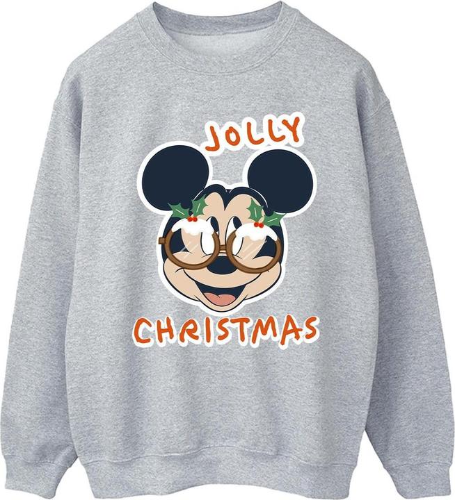 Produktbild Disney Mickey Mouse Jolly Christmas Glasses Sweatshirt (M)