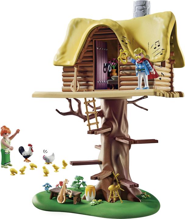 Actual product image Playmobil Asterix: Troubadix with tree house (71016, Playmobil Asterix)