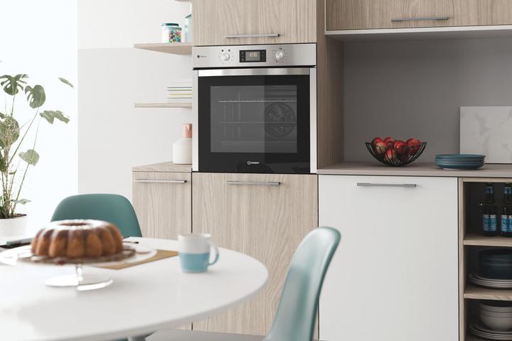 Actual product image Indesit IFWS 5844 JH IX 71 L A+ Stainless steel