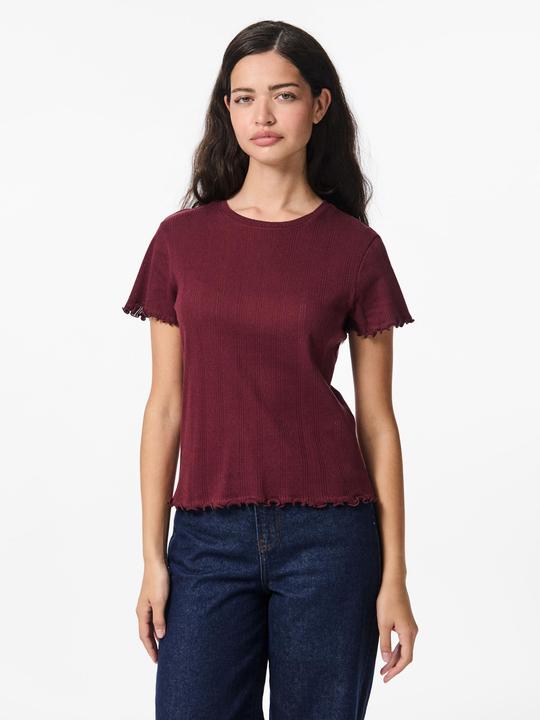 Produktbild Pieces Pcmarie Ss O-Neck Poin Top Jrs Noos Bc (M)