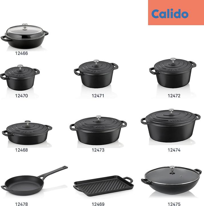Immagine prodotto Kela Calido (26 cm, Pirofila + casseruola, Alluminio pressofuso)