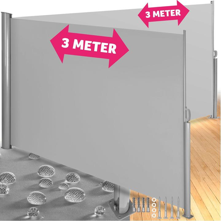 Produktbild tectake Doppel Seitenmarkise (6 m)
