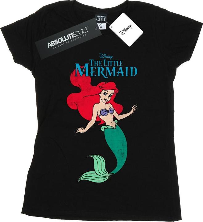 Actual product image Disney Womens/Ladies The Little Mermaid Line Ariel Cotton T-Shirt (XL)