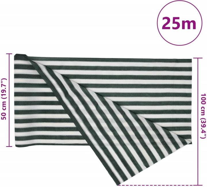 Produktbild VidaXL Zaunblende HDPE 75 g/m² (2500 cm)
