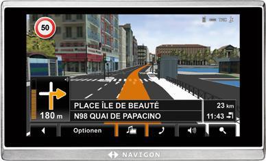 Navigon 8410, TMC, Bluetooth, European maps