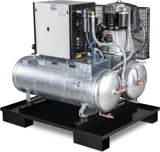 Produktbild Stürmer Stationärer Kolbenkompressor AIRPROFI DUO 853/2x100/10 K - mit 2x 100 Liter-Druckluftbehältern und K (10 Bar, 100 l)