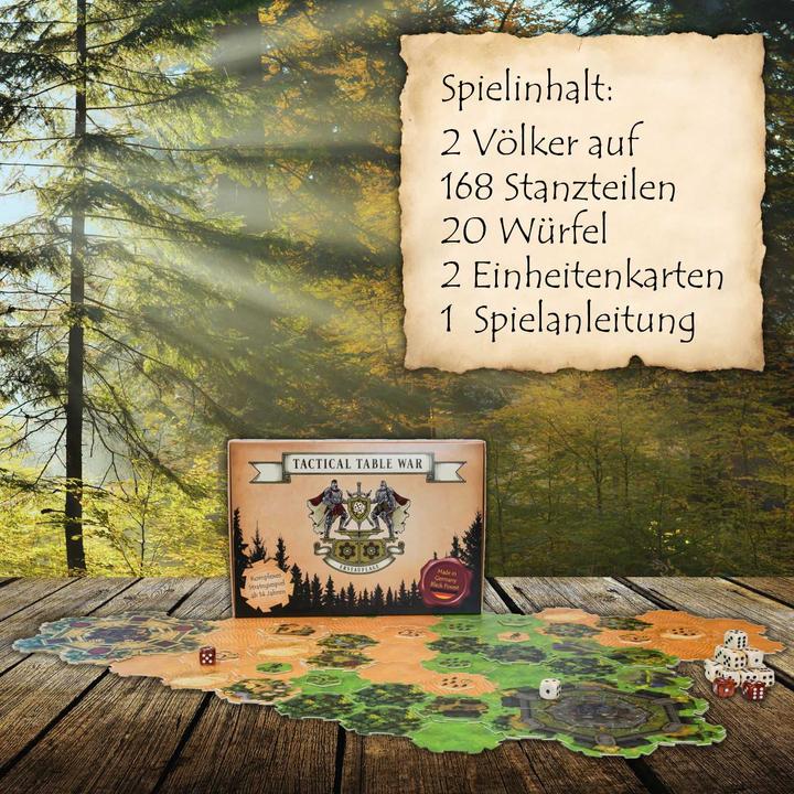 Produktbild Tactical Table War Das strategische Basisbau-Tabletop-Brettspiel aus dem Schwarzwald (Deutsch)