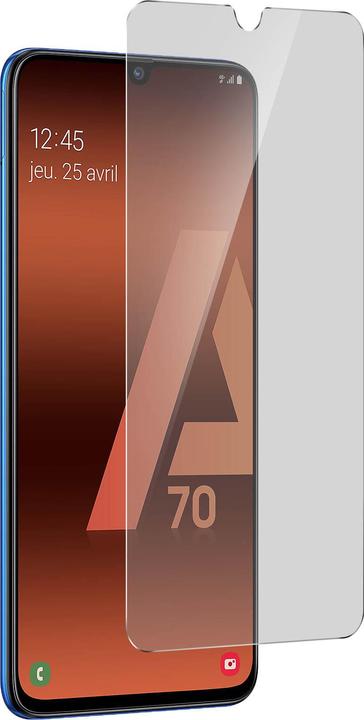 Actual product image Avizar Crystal clear film, glass screen protector (1 Piece, Samsung Galaxy A70)