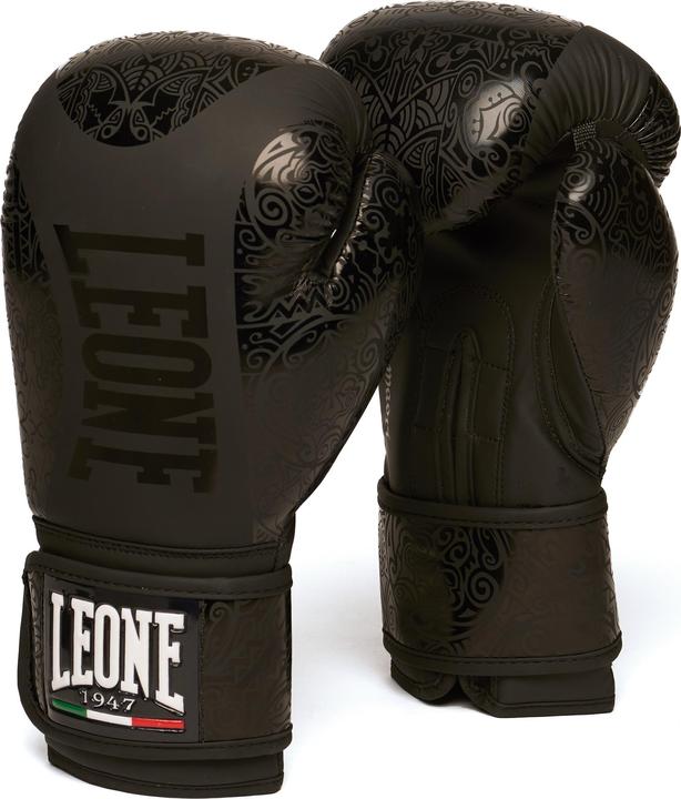 Image du produit Leone Gants de boxe Maori Noir GN070 (14 OZ)