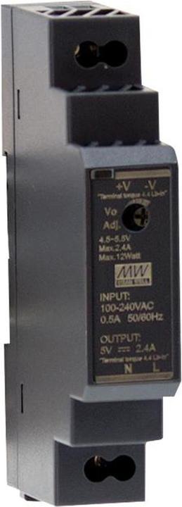 Immagine prodotto MeanWell DR-15-12 Alimentazione su guida DIN 15W 12V DC (Alimentatore)