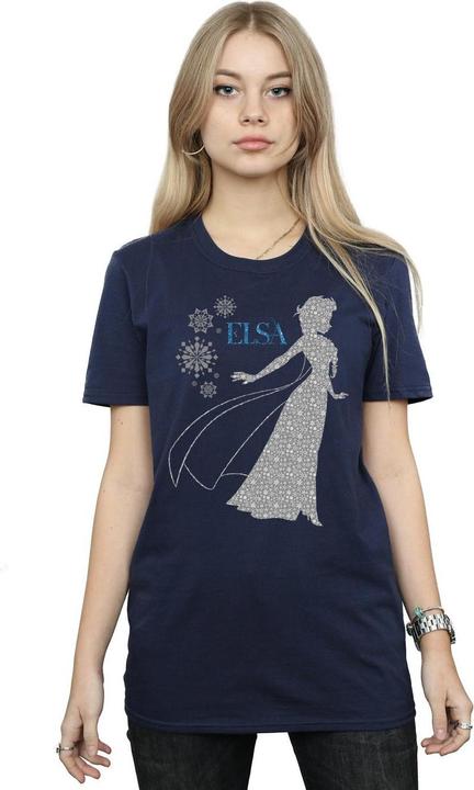 Image du produit Disney - T-shirt FROZEN ELSA CHRISTMAS SILHOUETTE - Femme (M)