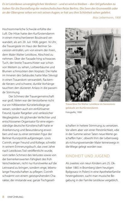 Produktbild Walter Leistikow (Deutsch, Nicole Bröhan, 2024)