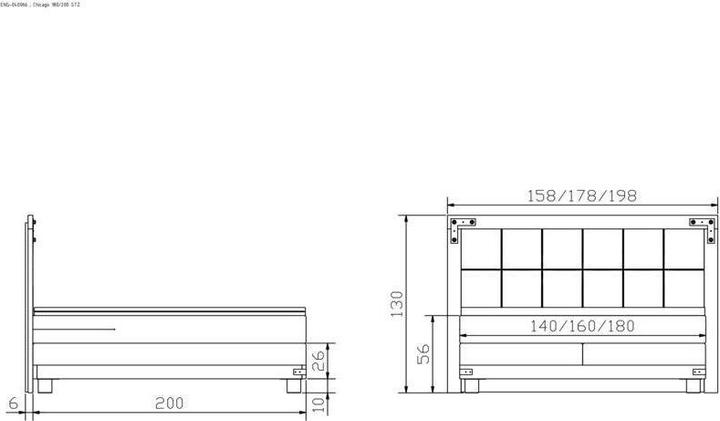 Produktbild Hasena Chicago (140 x 200 cm)