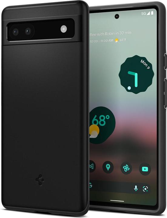 Actual product image Spigen THIN FIT GOOGLE PIXEL 6A Black (Google Pixel 6a)