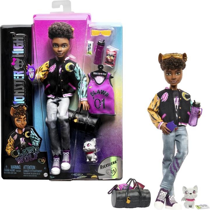 Immagine prodotto Monster High - Doll with Pet - Clawd