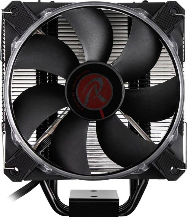 Produktbild Raijintek Leto CPU-Kühler, schwarz, RGB-LED (155 mm)