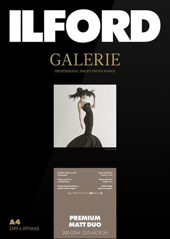 Produktbild Ilford Galerie Premium Matt Duo 200g A4 25 Blatt (200 g/m², A4, 25 x)