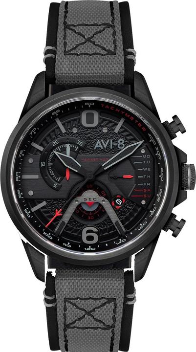 Actual product image AVI-8 AV-4056-0B Hawker Harrier Dual Retrograde (Chronograph)