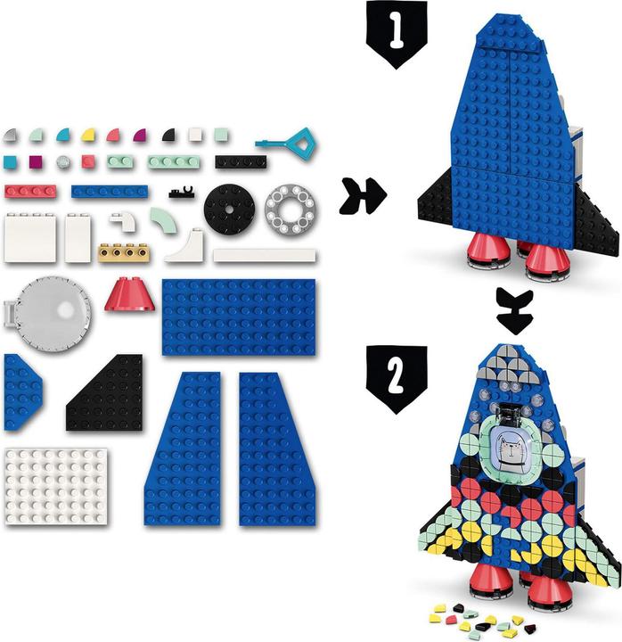 Image du produit LEGO Porte-stylo fusée (41936, LEGO Dots)