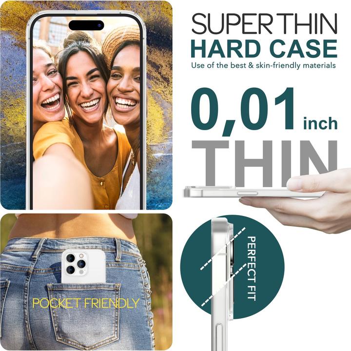 Produktbild Nalia Extrem Dünnes 0,3mm Mattes Hardcase (Apple iPhone 15 Pro Max)