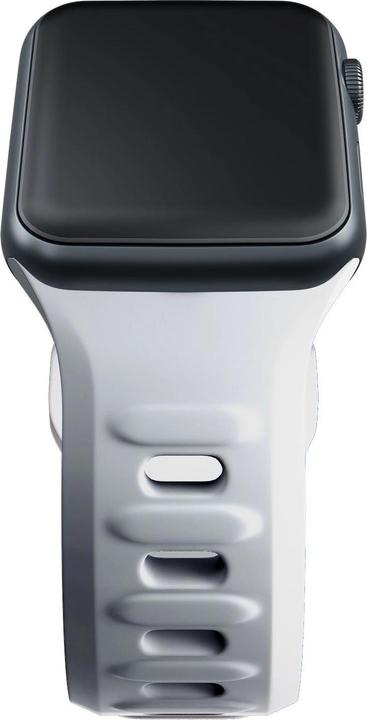 Produktbild 3MK Silicone Watch Strap biały/white dla Apple Watch 42/44/45/49mm (Edelstahl, Silikon, 3, 4, 9, Ultra)