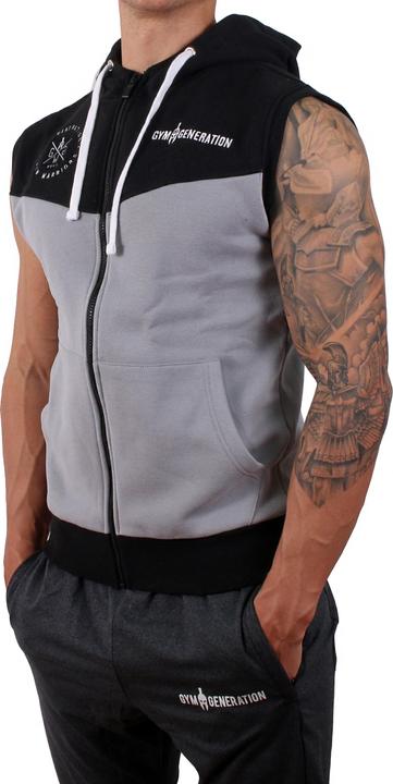 Image du produit Gym Generation Alpha Hoodie - BLACK / GREY (L)