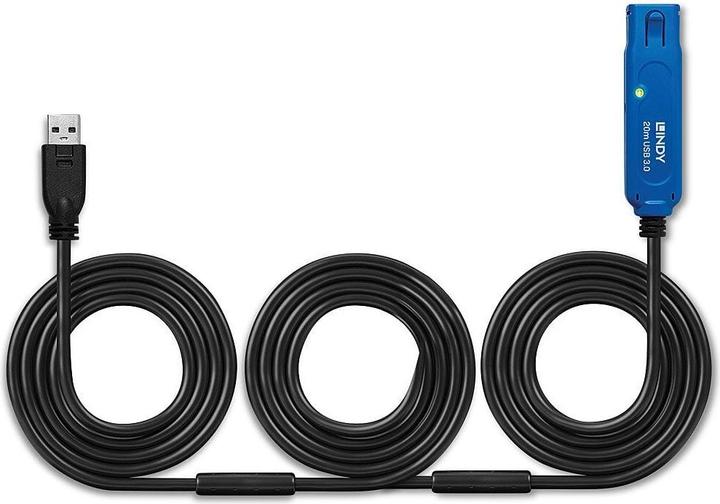 Produktbild Lindy 20m USB 3.0 Aktivverlängerung Pro USB 3.0 Verbindungen bis zu 40m (20 m, USB 3.2 Gen 1)