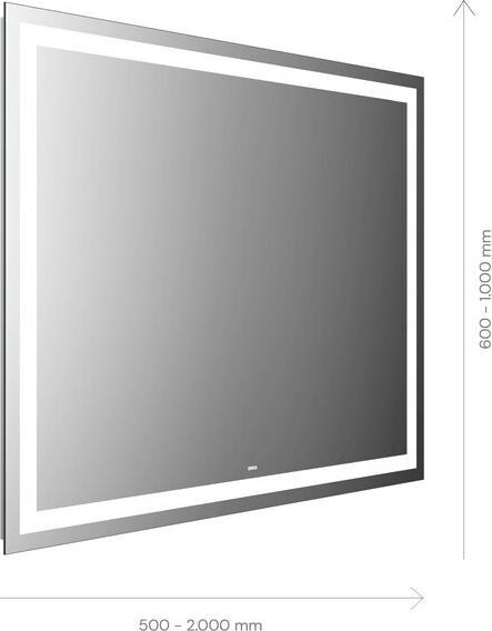 Produktbild Emco MI 230 LED-Lichtspiegel, Lichtausschnitt umlaufend, verdeckter Sensorschalter, Breite 1700mm, 1