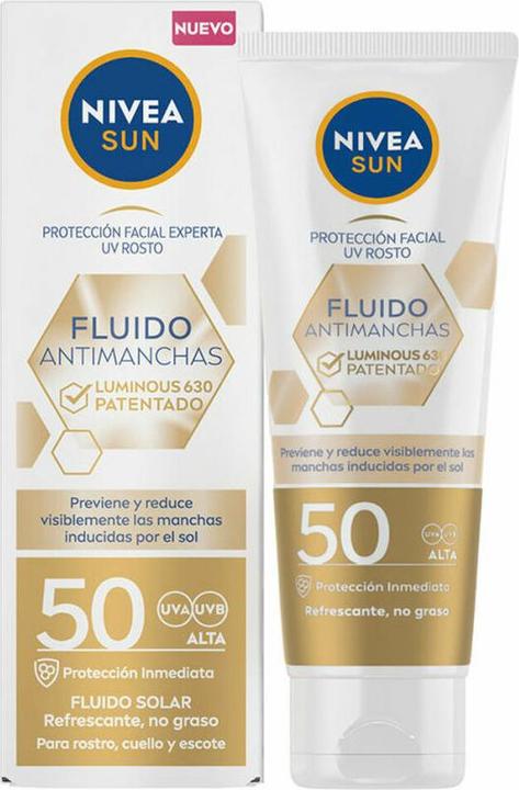 NIVEA SUN ANTIMANCHES facial fluid SPF50 40 ml (Sonnencreme, SPF 50, 40 ml)