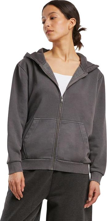 Produktbild Build Your Brand Hoodie mit durchgehendem Reissverschluss Schwere Qualität (L)