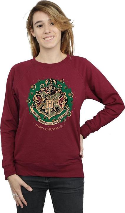Actual product image Womens/Ladies Christmas Wreath Sweatshirt (XXL)