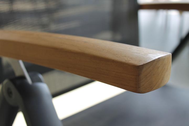 Actual product image Best Stacking Chair Cavalese white/Teak