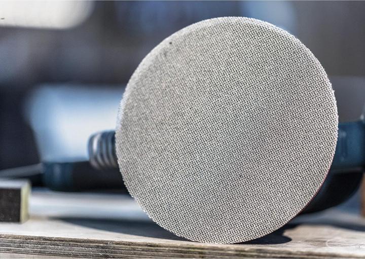 Actual product image Bosch Professional Zubehör EXPERT M480 Sanding net for random orbital sander, 125 mm, G 80, 5 pieces (80)